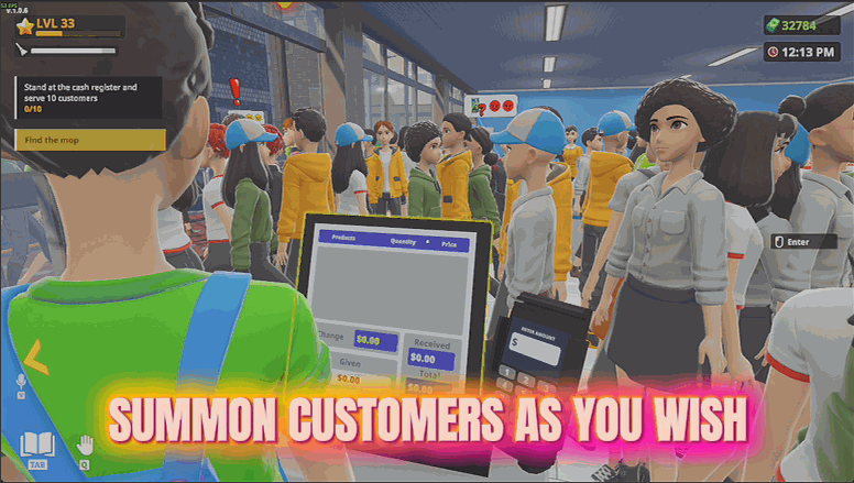 Grand Opening (Busy Shop)